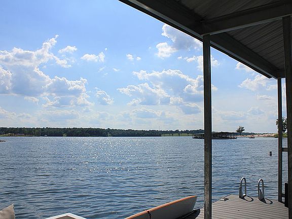 View from dock of 