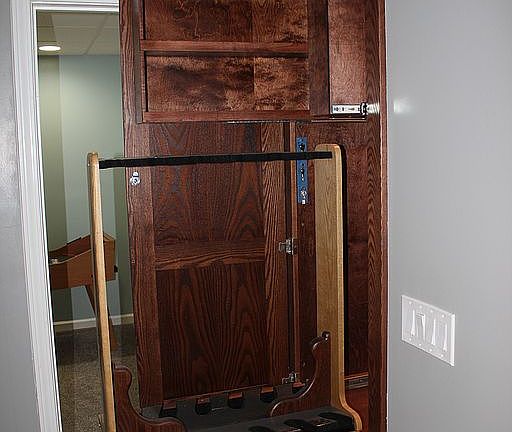 Custom Built-In Gun Cabinet