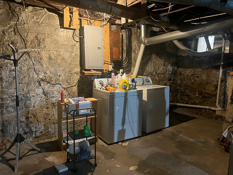 Laundry in Basement