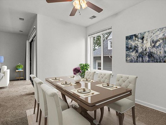 Separate Dining Area Off Kitchen