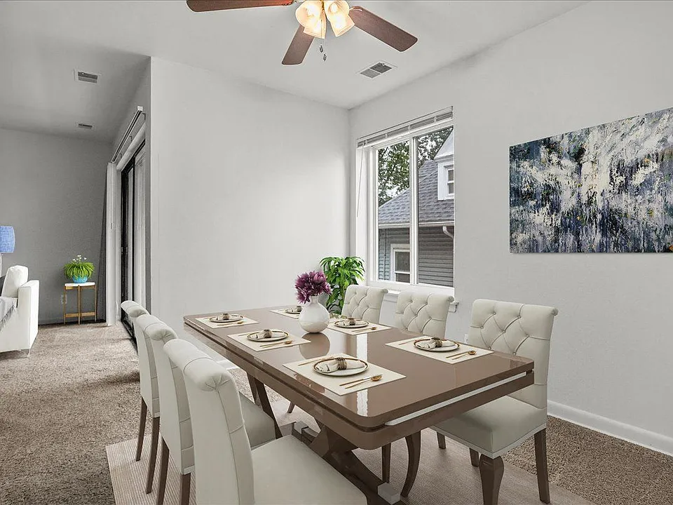 Separate Dining Area Off Kitchen