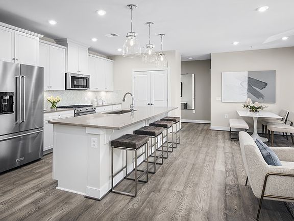 Model Representation - Open Concept Layout in the Ethan Home Design located in Herndon, VA.