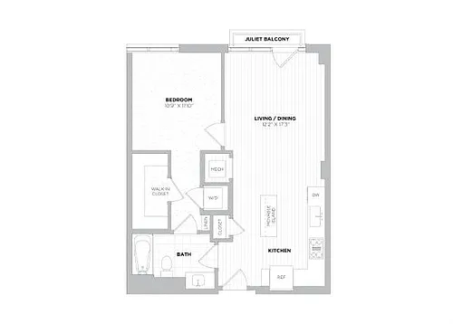Floor plan Dylan 1A.7