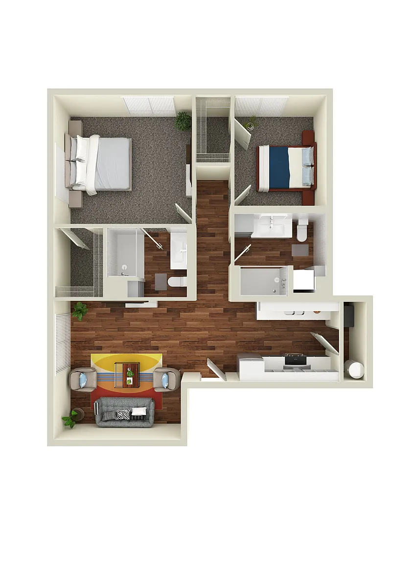 Floor plan B3