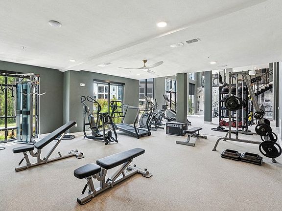 Two-Story Fitness Center with Cardio, Resistance & Free Weights