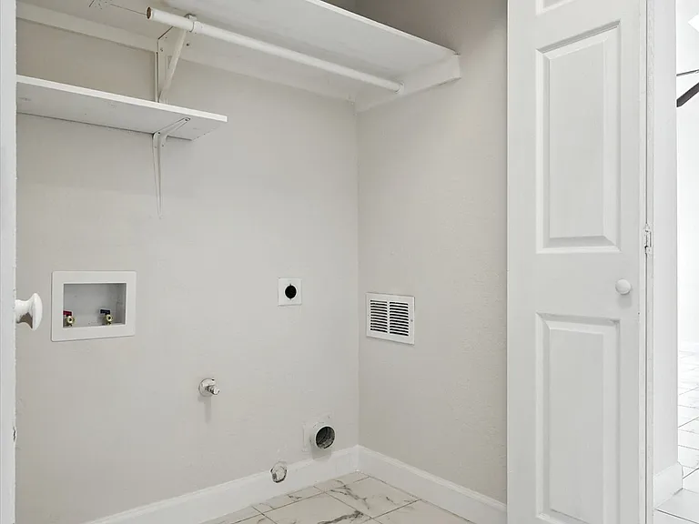 Laundry closet