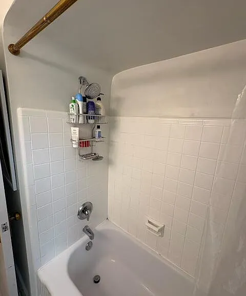 Shower + bathtub with Kohler showerhead