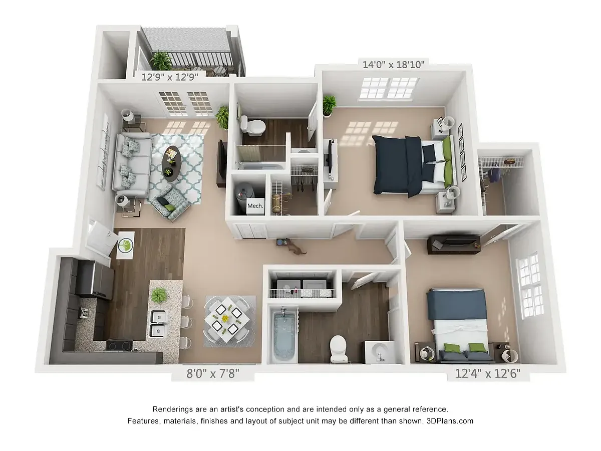 Floor plan The Loropetalum