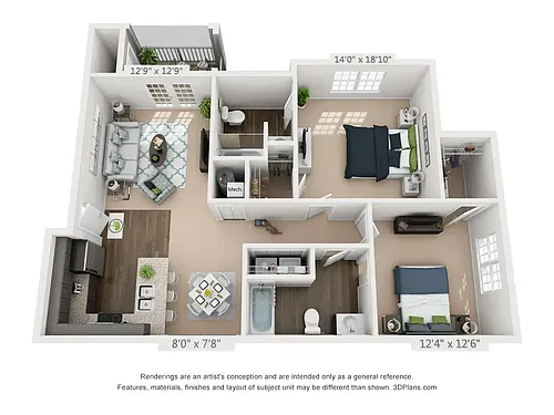 Floor plan The Loropetalum