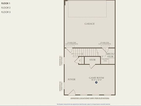 Newnan Floor Plan, Quick Move-In Home, Floor 1