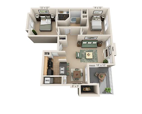 Floor plan The Fry