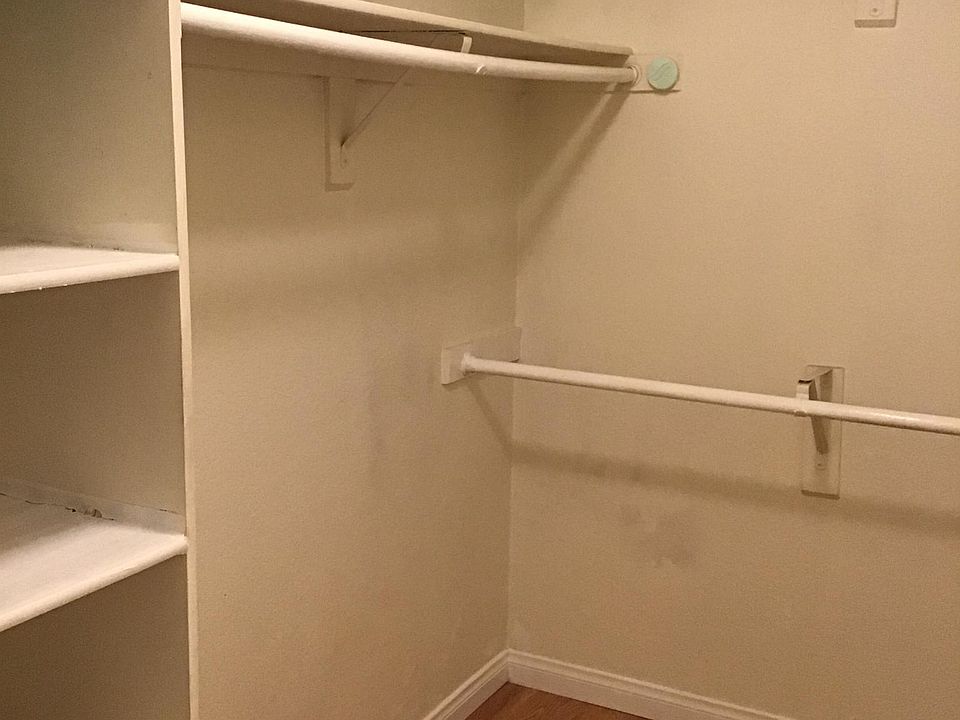 Master bedroom walk in closet