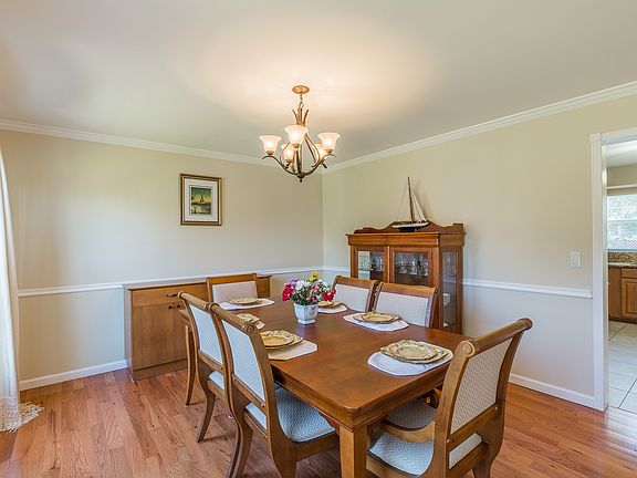 Gleaming wood floors