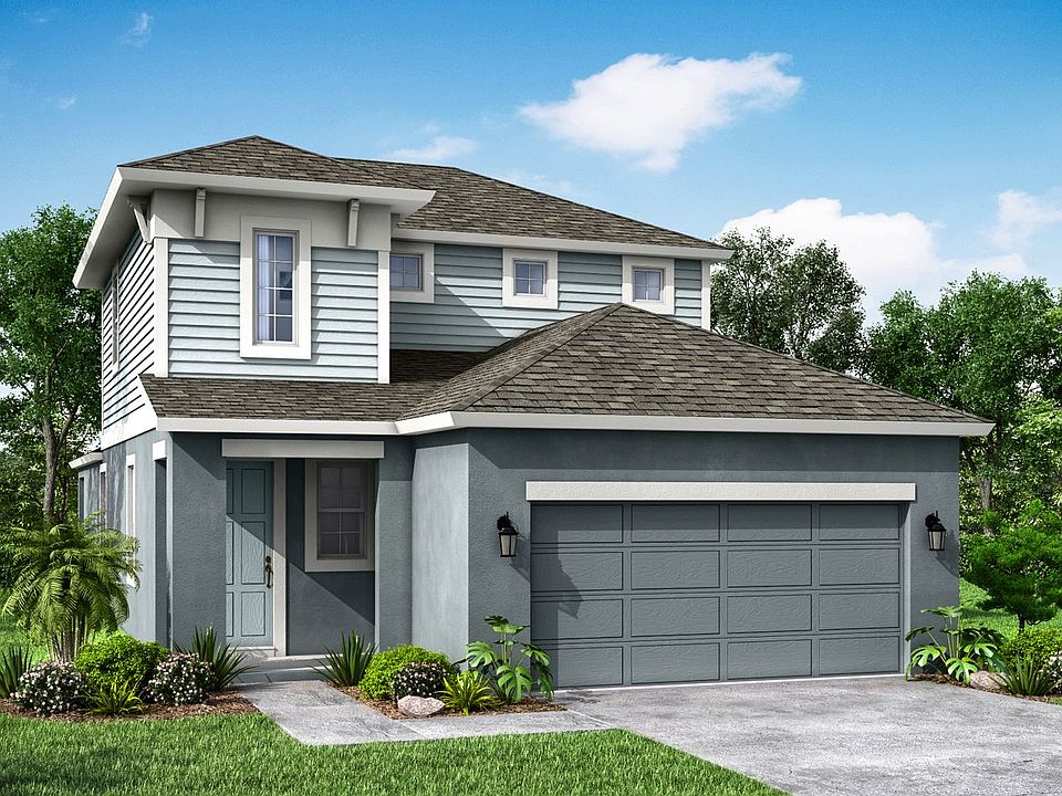 Jade Coastal elevation A available only at BridgeWater by William Ryan Homes Tampa