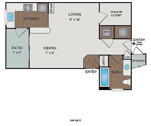Floor plan Wagonette