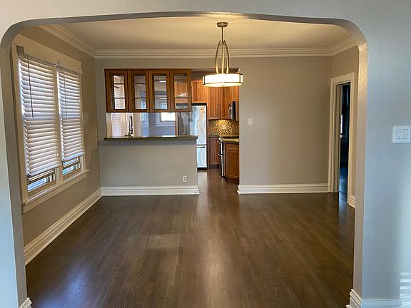 View to kitchen from front room