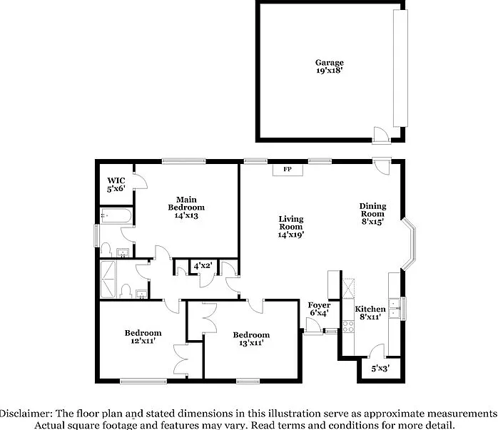 3 bed, 2.0 bath, 1317 sqft, $1,570 — Photo 2