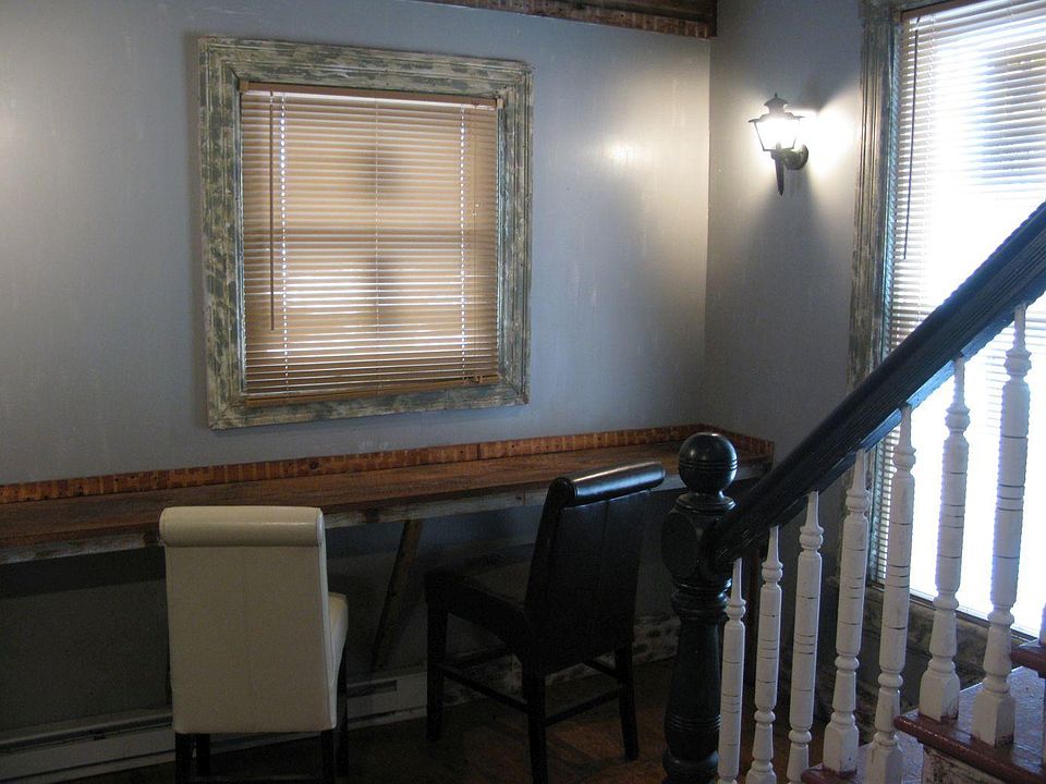 Stair landing to second floor