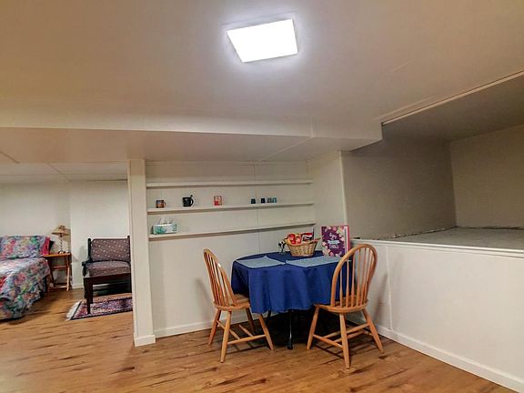 Note huge storage space on the right for boxes, suitcases, etc.