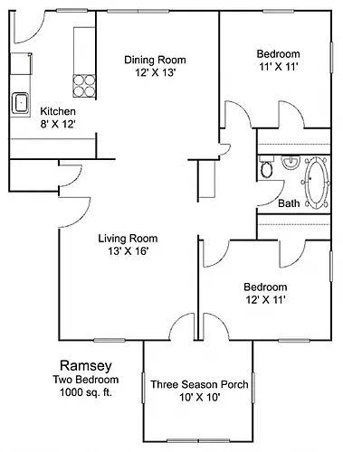 Floor plan Ramsey