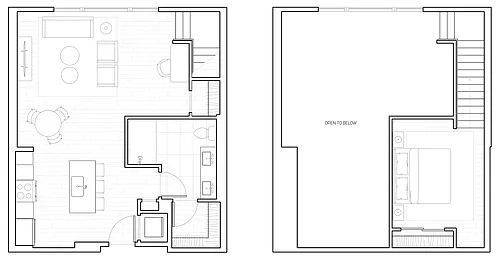 Floor plan LOFT THREE
