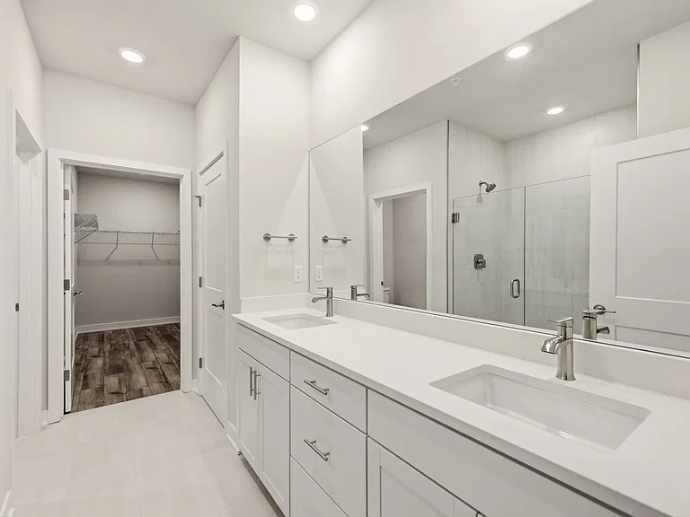 Master Bathroom and Walk In Closet