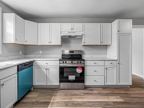 Kitchen with all new stainless steel appliances