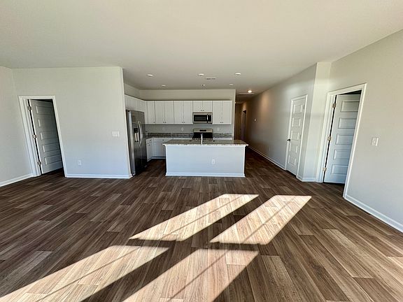 Open concept great room and kitchen