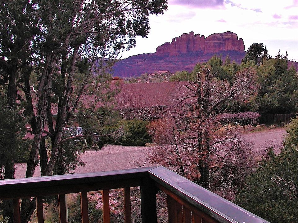Cathedral Rocks from Deck