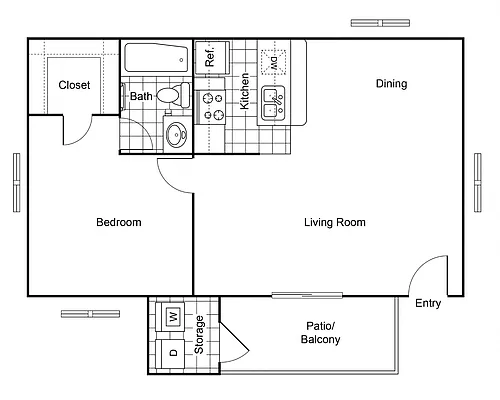 Floor plan A1