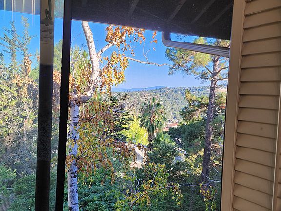 View out dining area window