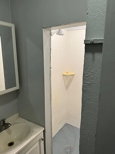 bathroom and shower