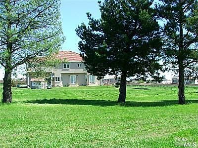 from rear of property