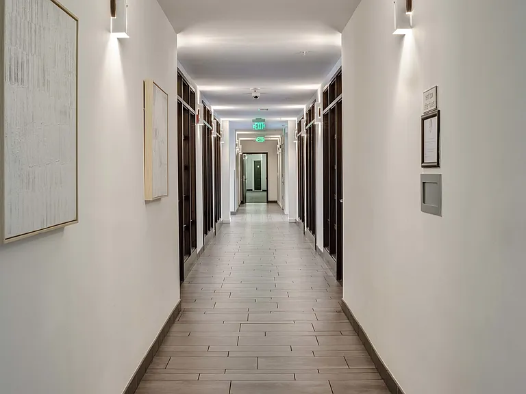 Beautifully redesigned interior hallways