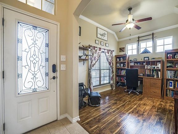 Flex space at entry, is an office now but could be dining or play room!