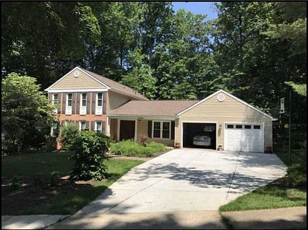 Front View with 2 Car Garage