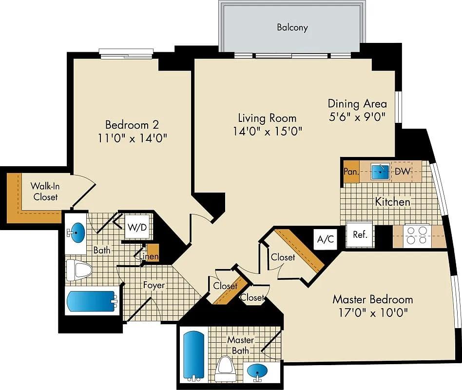 Floor plan Truman