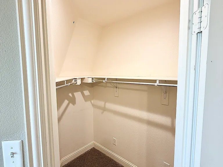 Bedroom on 2nd floor (walk-in closet)