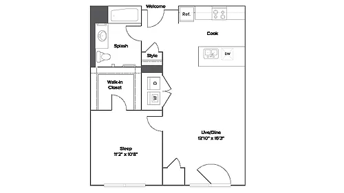 Floor plan A12