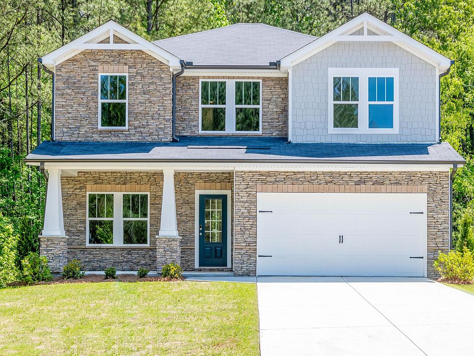 The Brentwood floorplan with Elevation K modeled at Preserve at Mountain Creek.