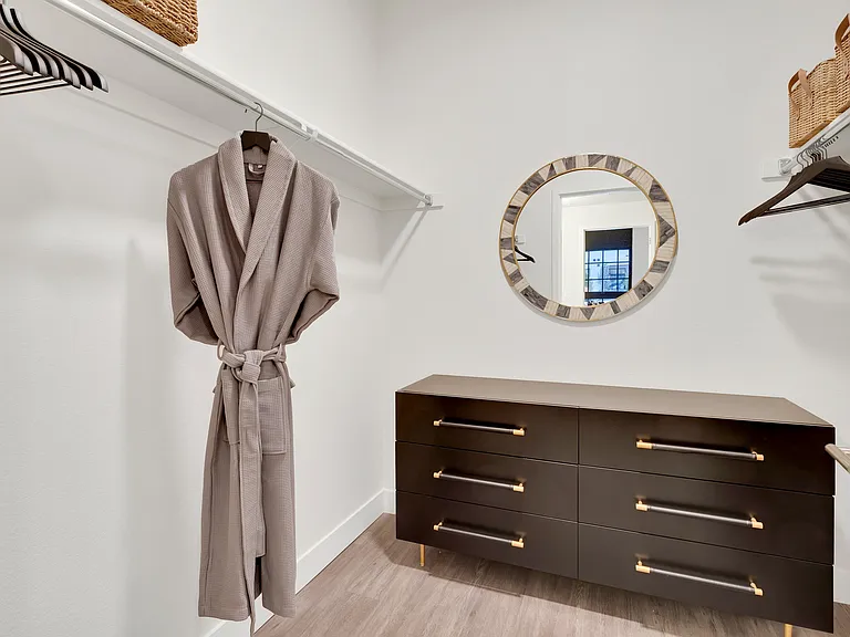 Luxurious oversized closet
