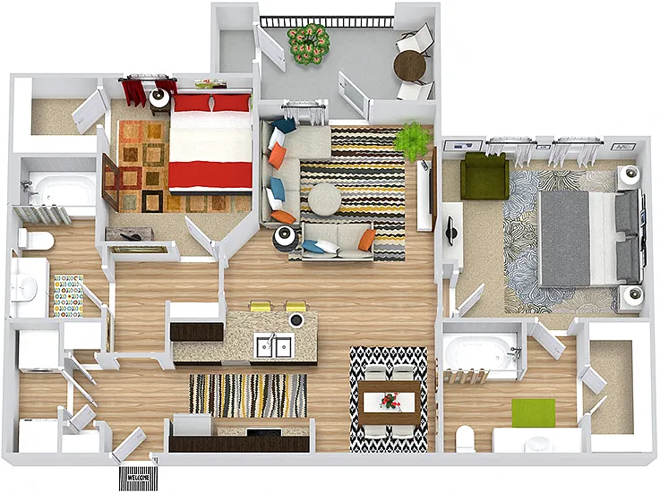 Floor plan Colorado with Detached Garage