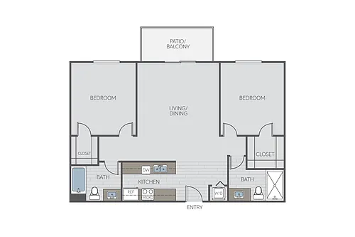 Floor plan Plan 2B