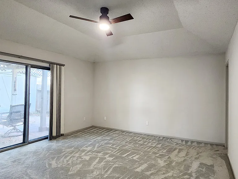 Master Bedroom with instant access to backyard