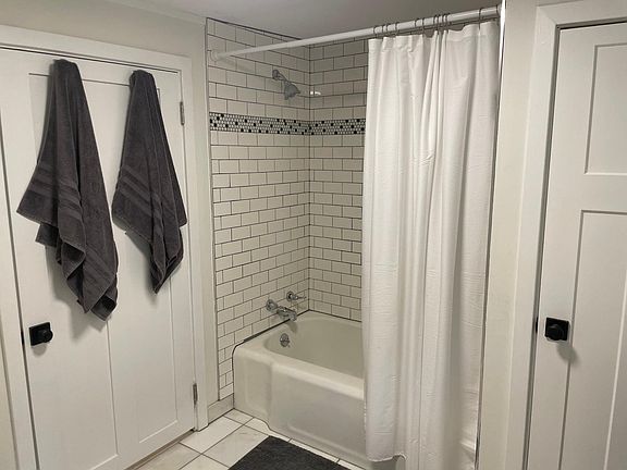Brand new tile shower!
