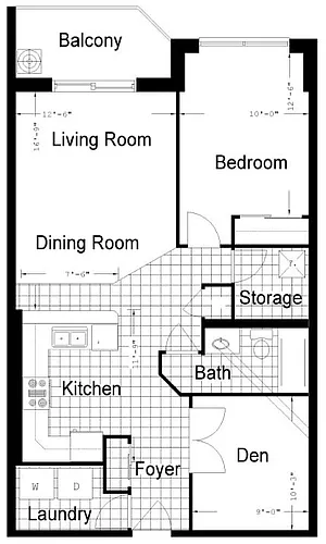 Floor plan 910