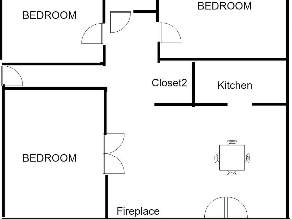 Rough floor plan