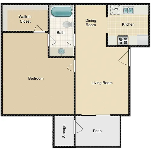 Floor plan Plan A