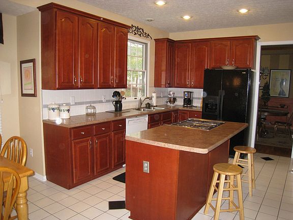 Newly refaced cabinets