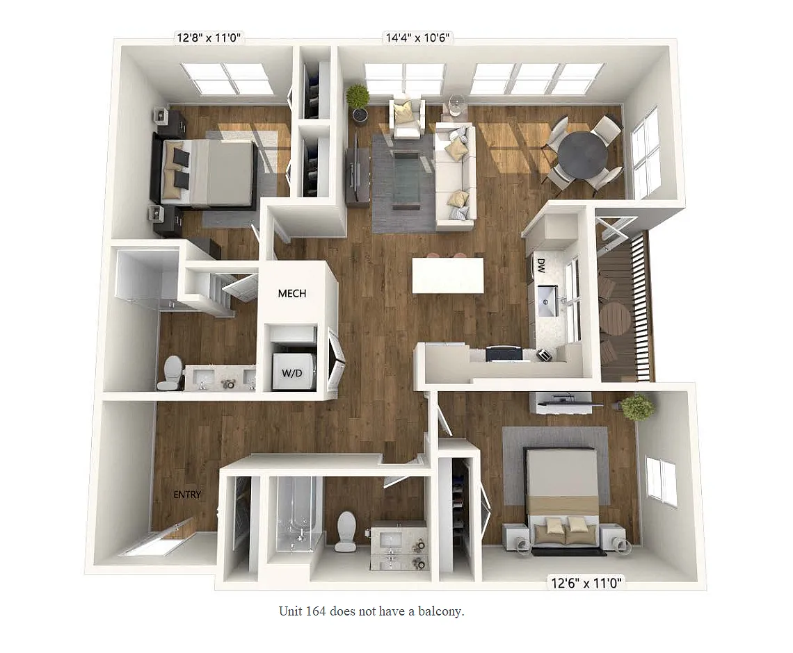 Floor plan 164